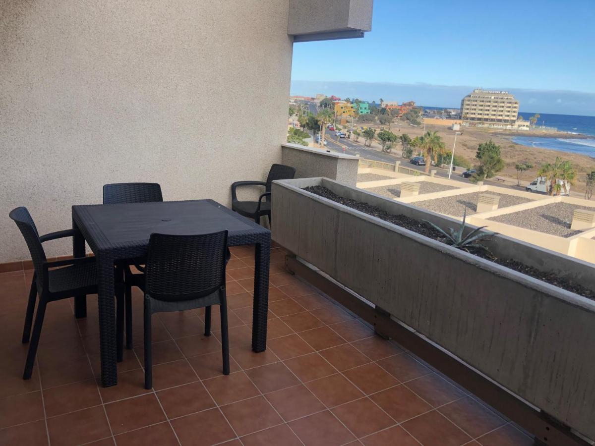 Nice Terrace In Front Of The Sea. La Jaquita El Medano  Ngoại thất bức ảnh